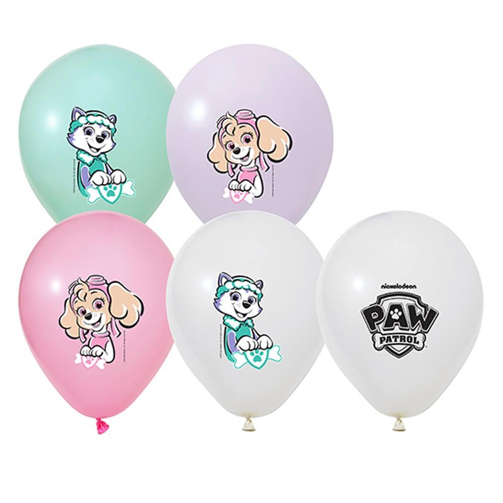 Paw Patrol Skye Temalı Lateks Balon 5'li