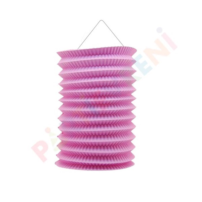 Pembe Akordiyon Fener Süs - 1 Adet