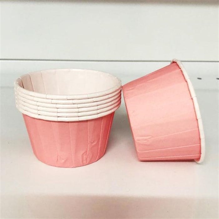 Pembe Cupcake Kek Kapsülü - 20 Adet