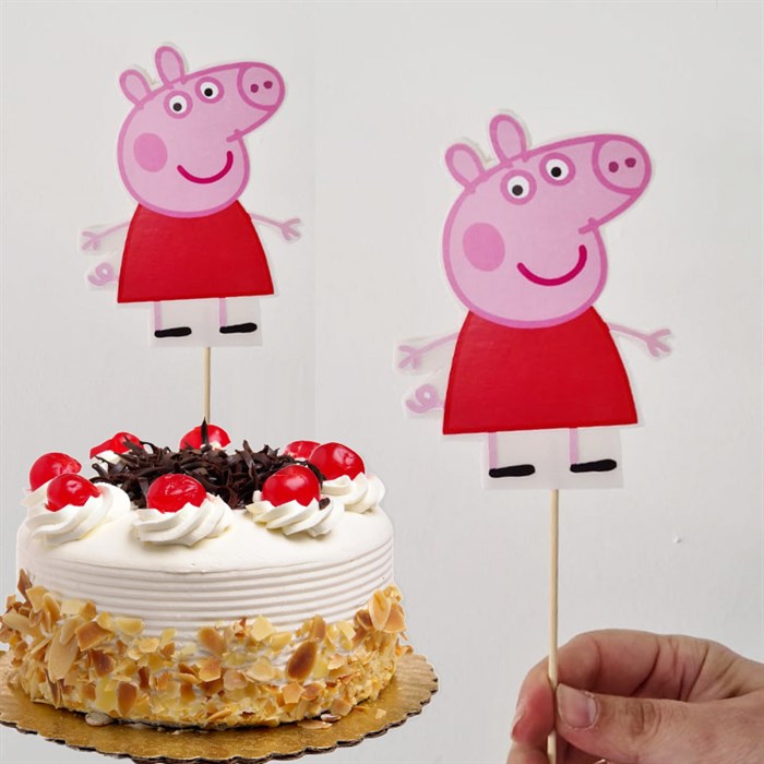 Peppa Pig Çubuklu Maket Süs