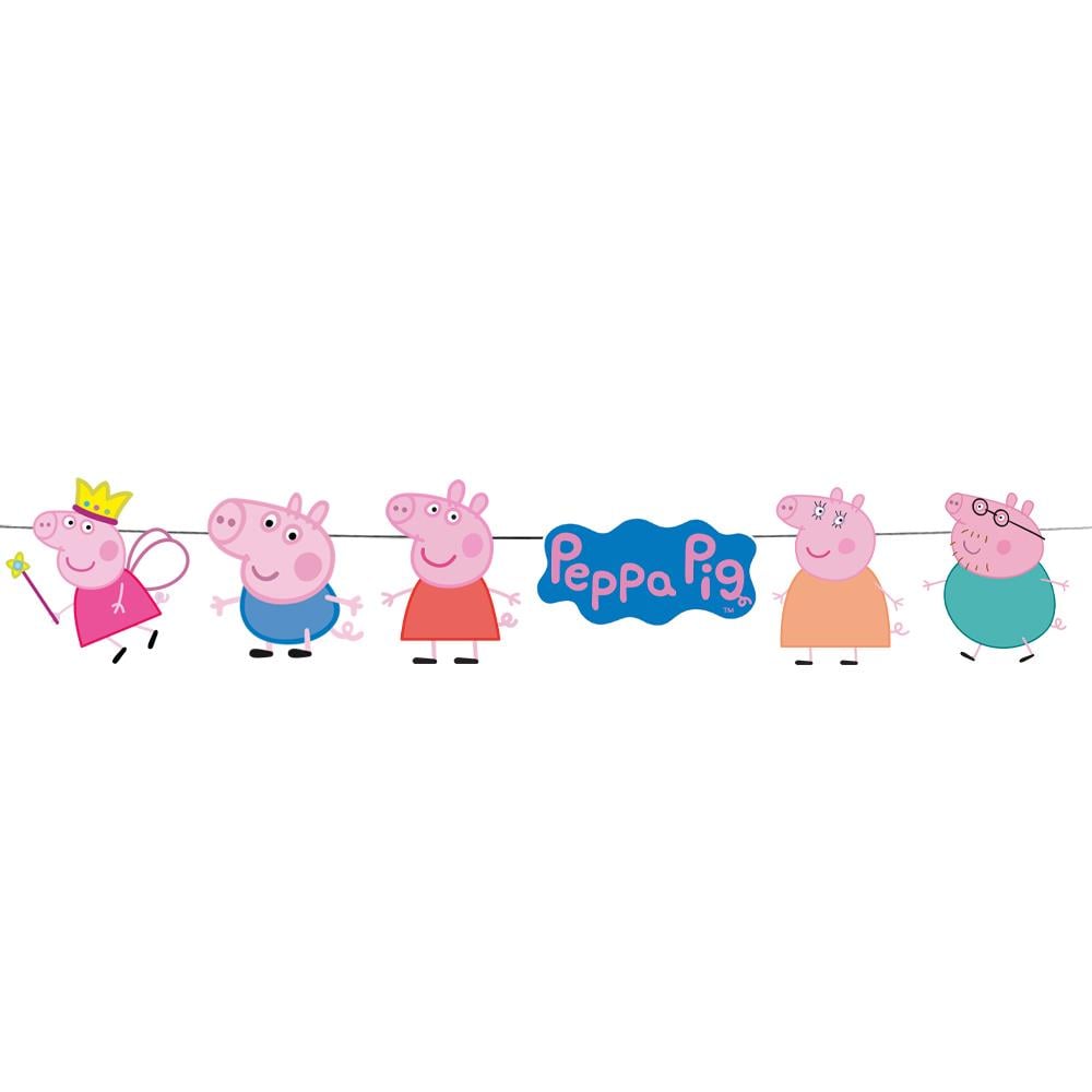 Peppa Pig Özel Kesim Dekoratif Banner