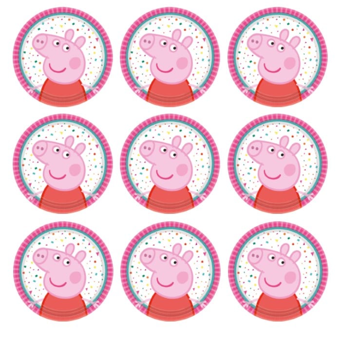 Peppa Pig Temalı Sticker 10 Adet
