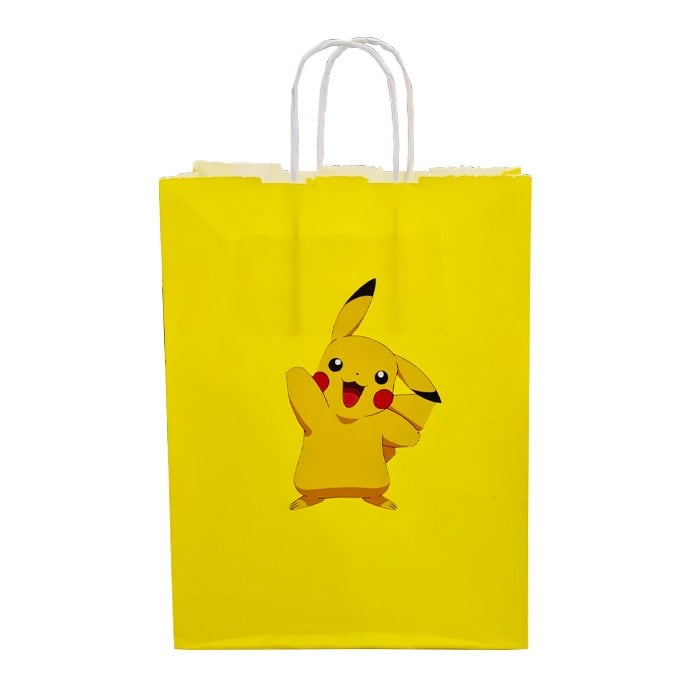 Pikachu Karton Hediye Çantası - 1 Adet