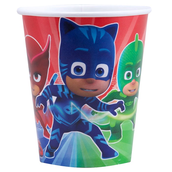 
PJ Masks Pijamaskeliler Doğum Günü Karton Bardak 8'li
