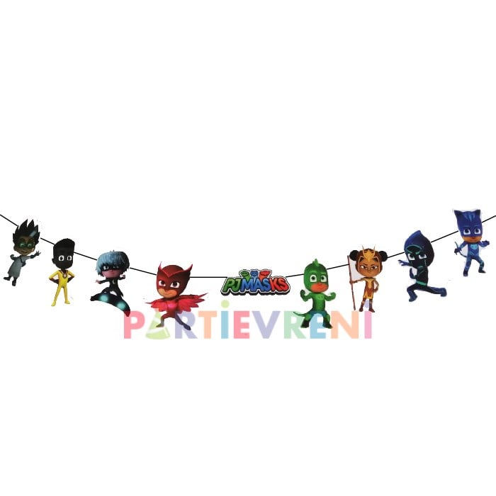 Pj Masks Pijamaskeliler Konsepti Özel Kesim Banner