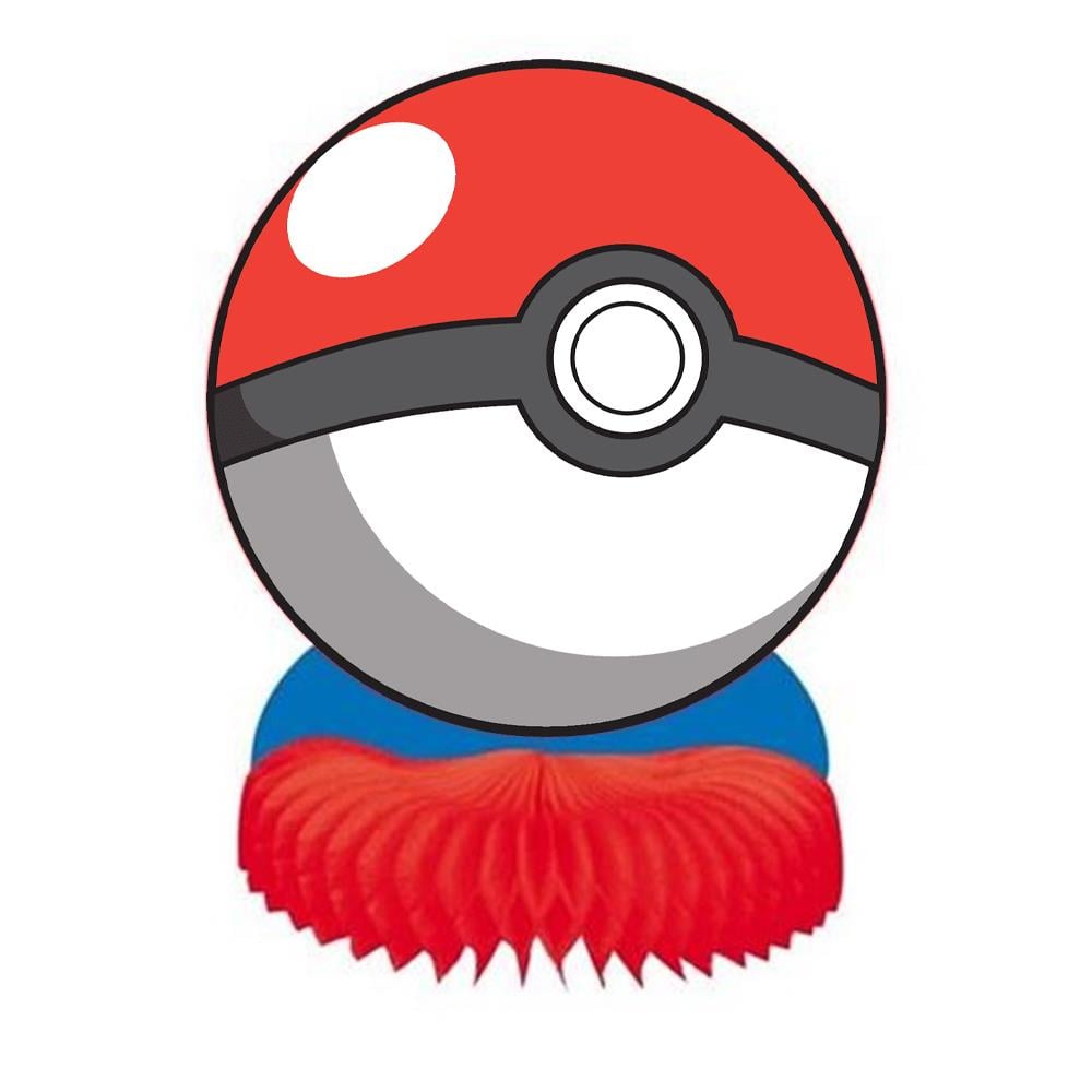 Poke Topu Temalı Masa Orta Süsü