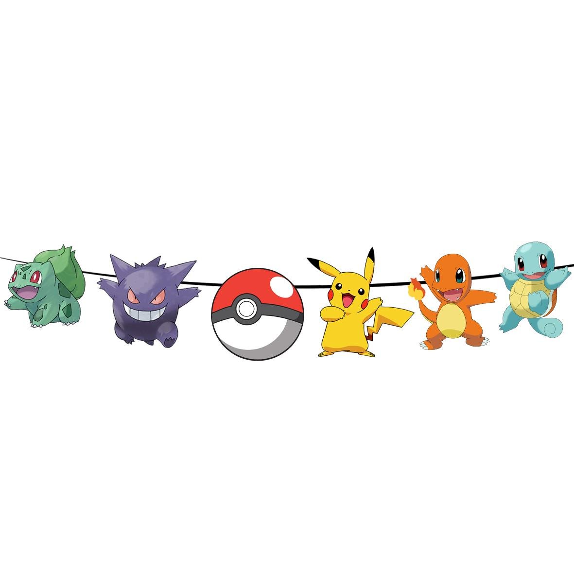 Pokemon Özel Kesim Dekoratif Banner