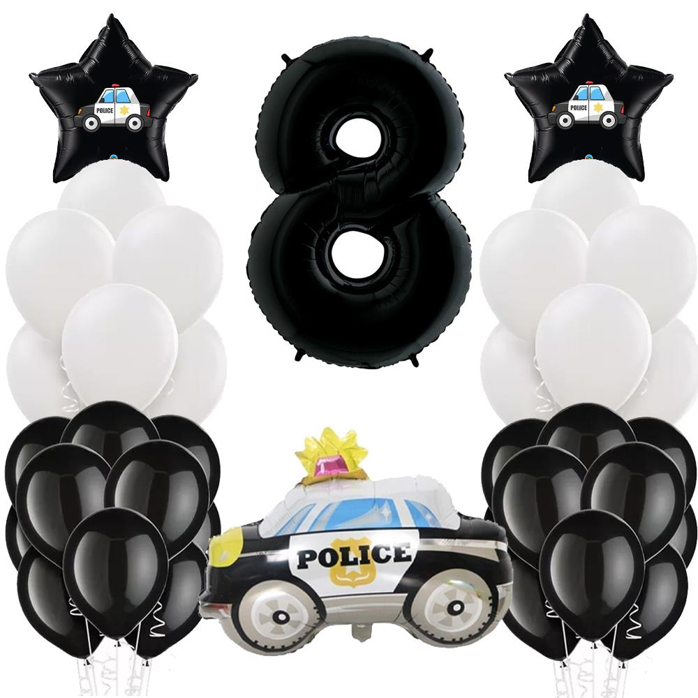 Polis Temalı Doğum Günü Balon Seti