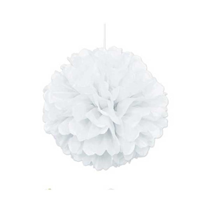 Ponpon Süs Kirli Beyaz