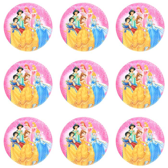 Prensesler Temalı Sticker 10 Adet - 5 cm