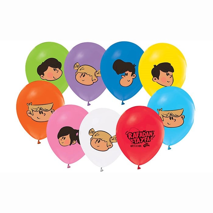 Rafadan Tayfa Temalı Balon - 10 Adet