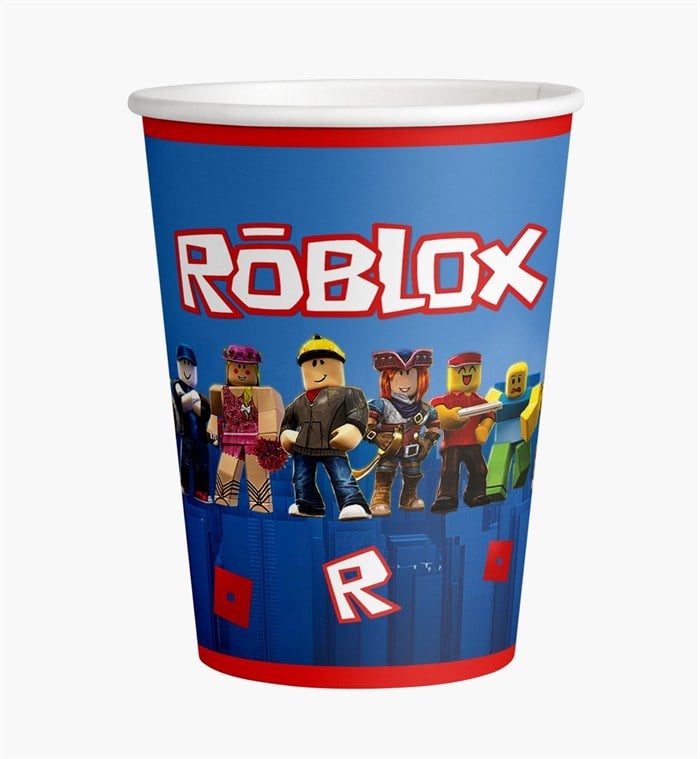 Roblox Konsepti Karton Bardak 8 adet
