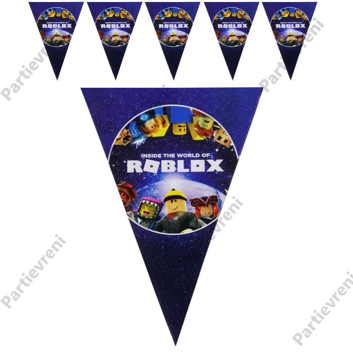 Roblox Temalı Flama Bayrak - 180 cm
