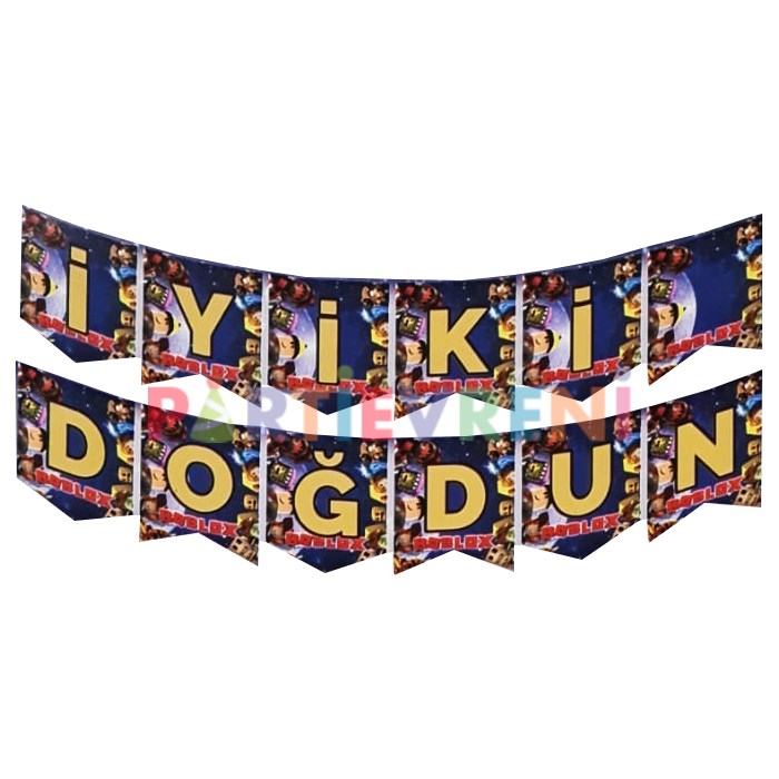Roblox Temalı İyi Ki Doğdun Banner