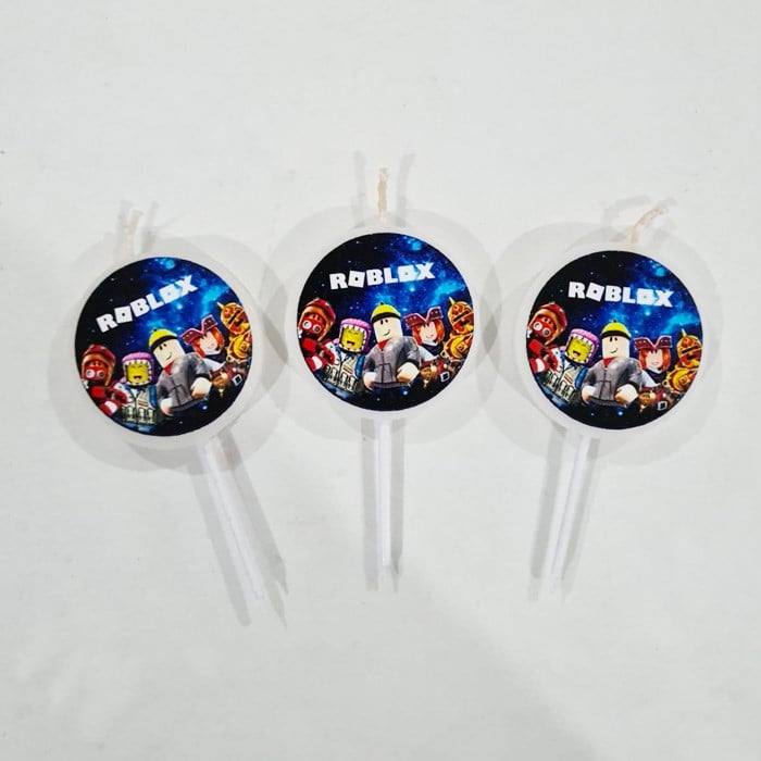 Roblox Temalı Mum - 3 Adet