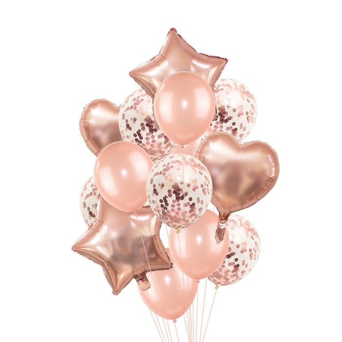 Rose Gold Balon Seti