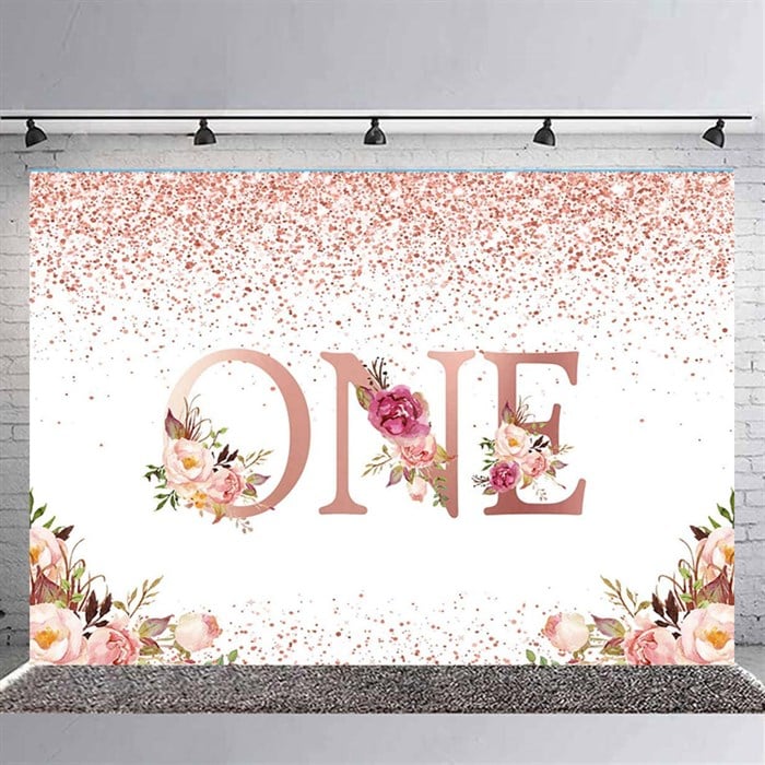 Rose One Çiçekli Branda Afişi - 70 cm - 100 cm