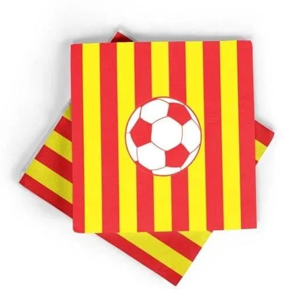 Sarı Kırmızı Temalı Peçete 16 Adet