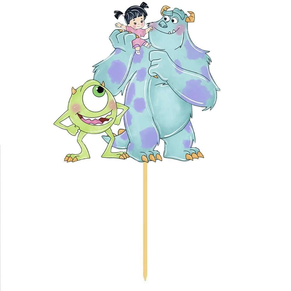 Sevimli Canavarlar Temalı  Çubuk Süs