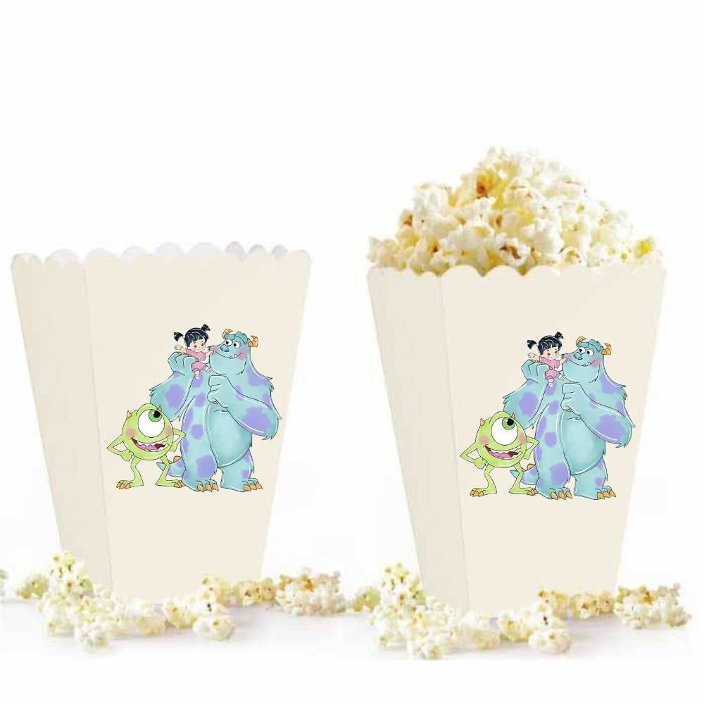 Sevimli Canavarlar Temalı Mısır Kutusu - 5 Adet