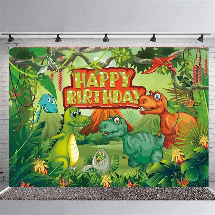 Sevimli Dinozor Branda Afişi - 2 Boy Seçenekli