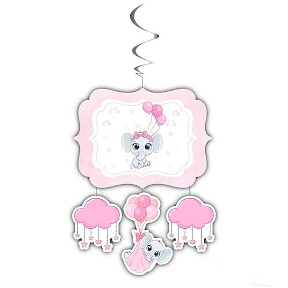 Sevimli Fil Temalı Asma Süs Seti