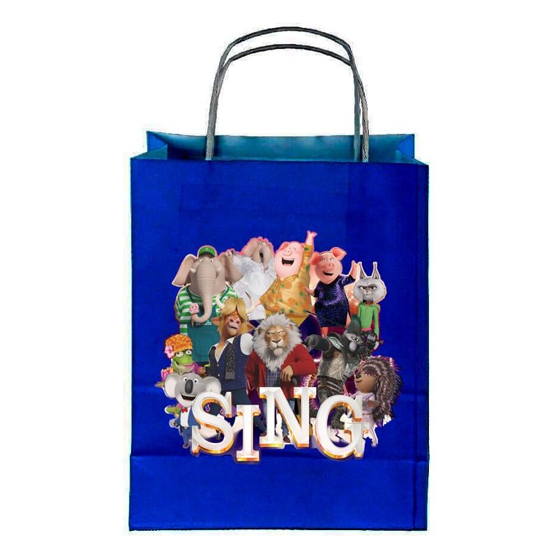 Sing 2 Temalı Karton Çanta