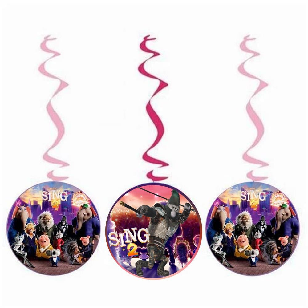 Sing 2 Temalı Sarkıt Asma Süs