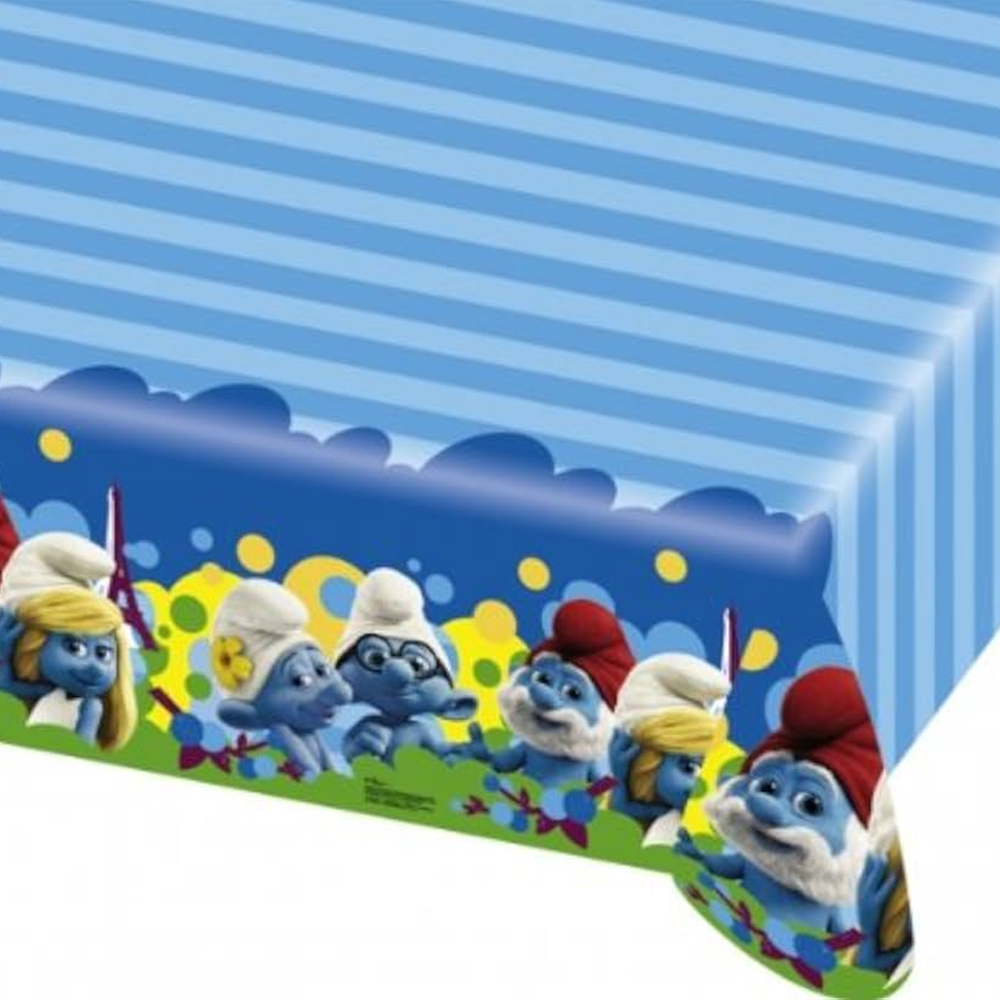 Şirinler Temalı Lisanslı Masa Örtüsü