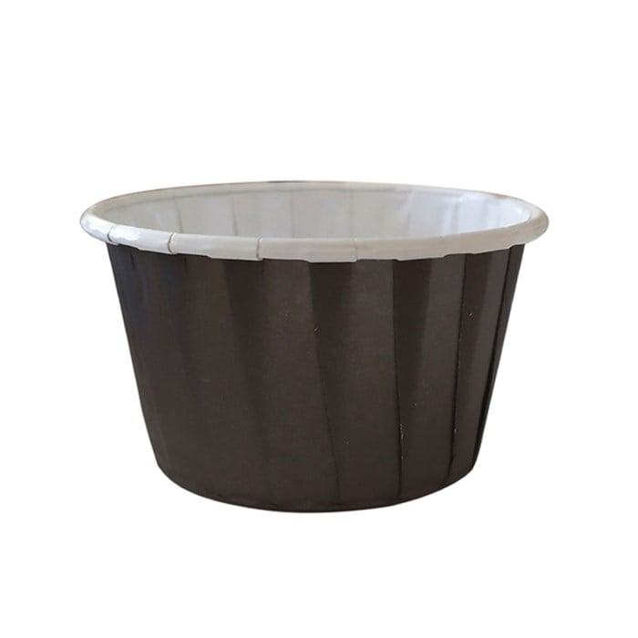 Siyah Cupcake Kek Kapsülü - 25 Adet