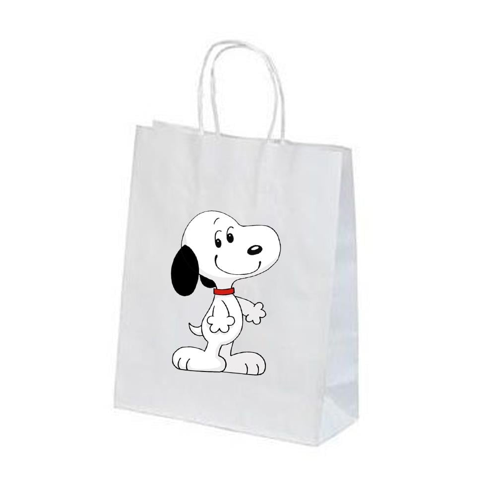 Snoopy Temalı Karton Hediye Çanta