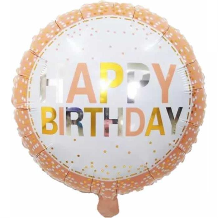 Somon Temalı Happy Birthday Folyo Balon