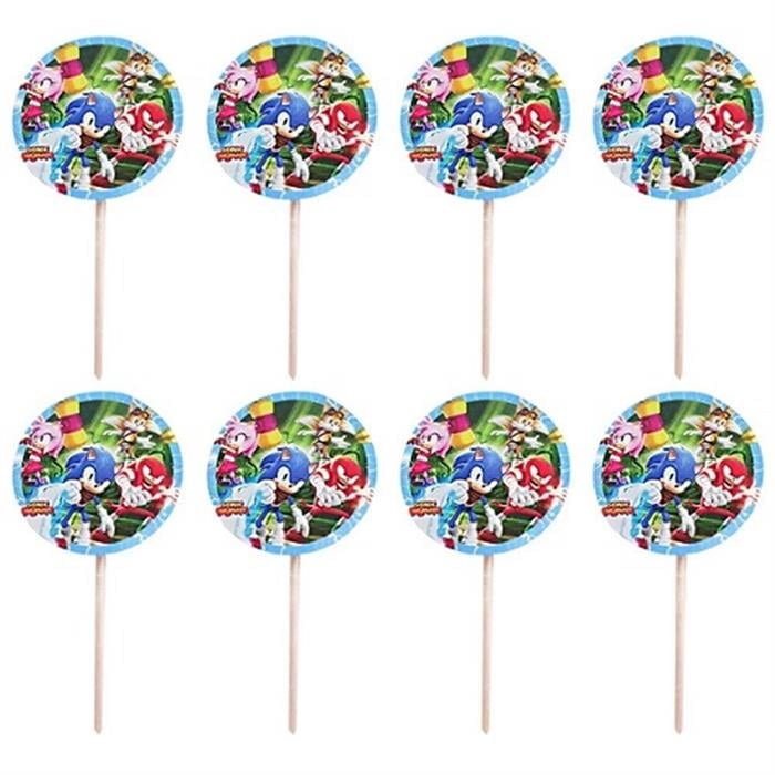 Sonic Temalı Kürdan 20'li