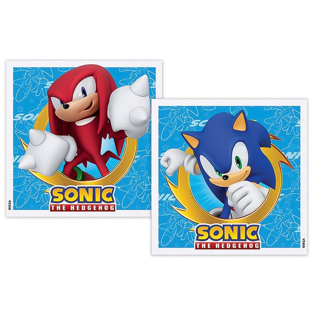 Sonic Temalı Peçete 16'lı