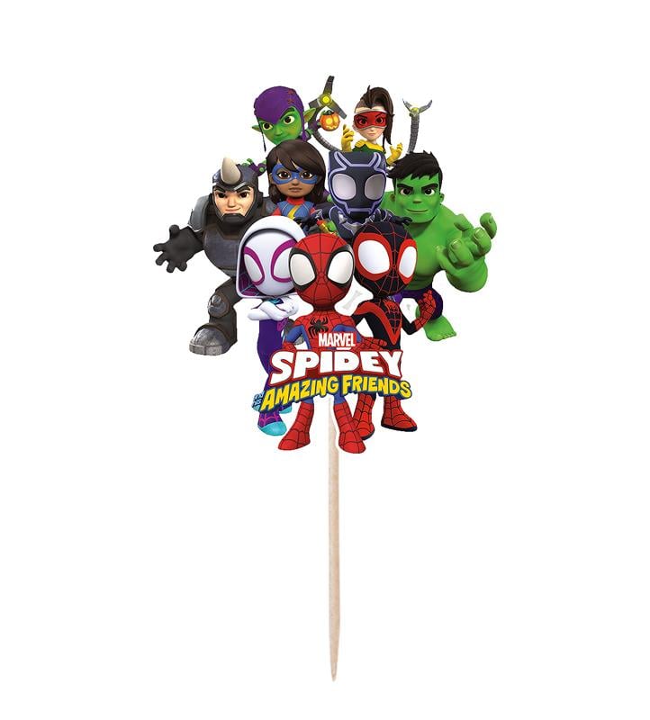 Spiday Konseptli Çubuk Pasta Süsü