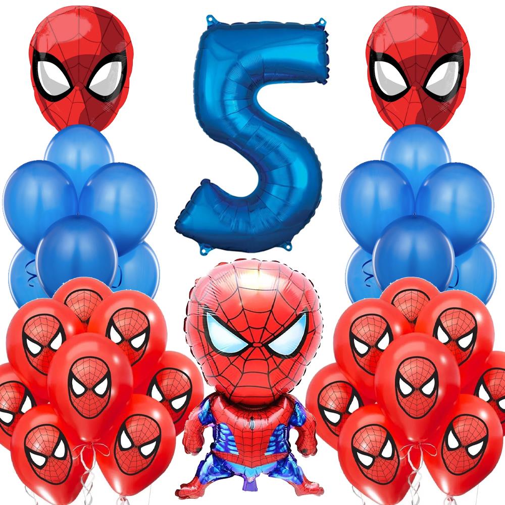 Spiderman Temalı Doğum Günü Balon Seti