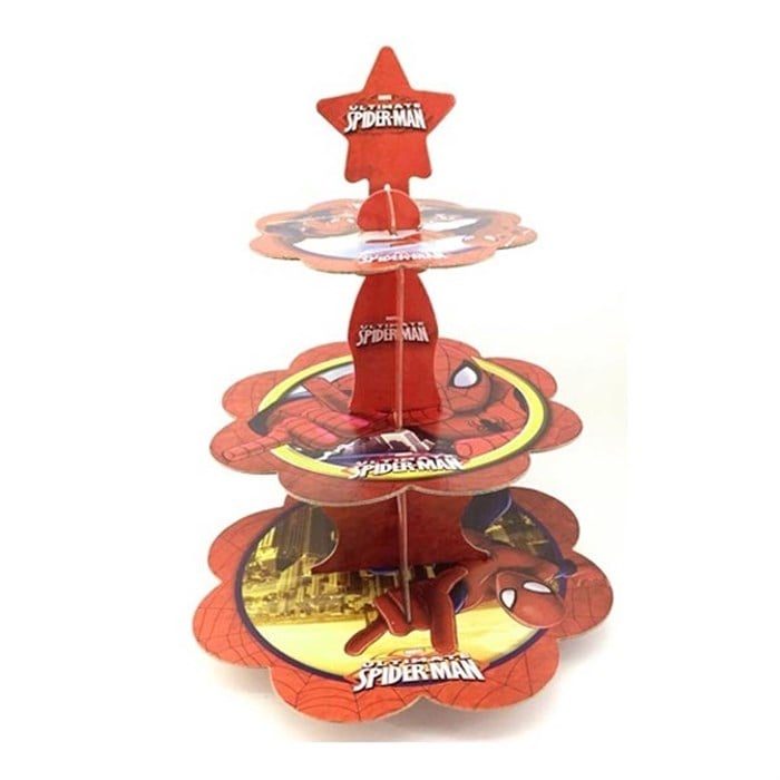Spiderman Temalı Kek Standı