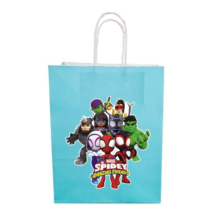 Spidey Konseptli Karton Hediye Çantası