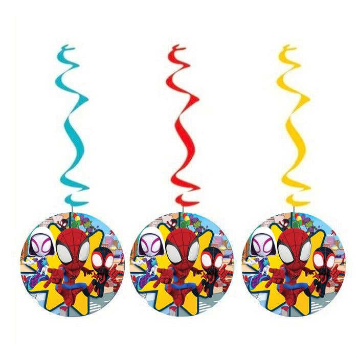 Spidey Konseptli Sarkıt Asma İp Süs 3'lü