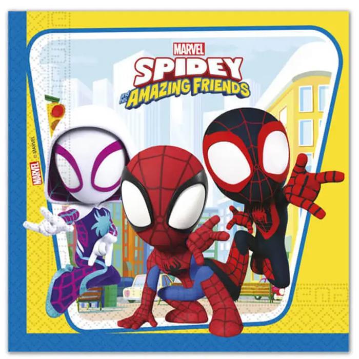 Spidey ve İnanılmaz Arkadaşları Temalı Peçete 20 adet