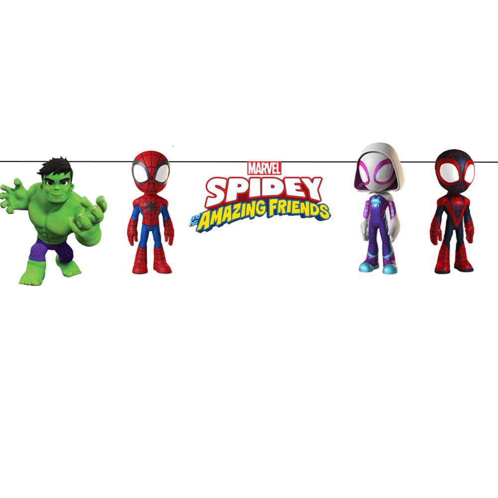 Spidey Ve İnanılmaz Arkadaşları Temalı Karakter Banner