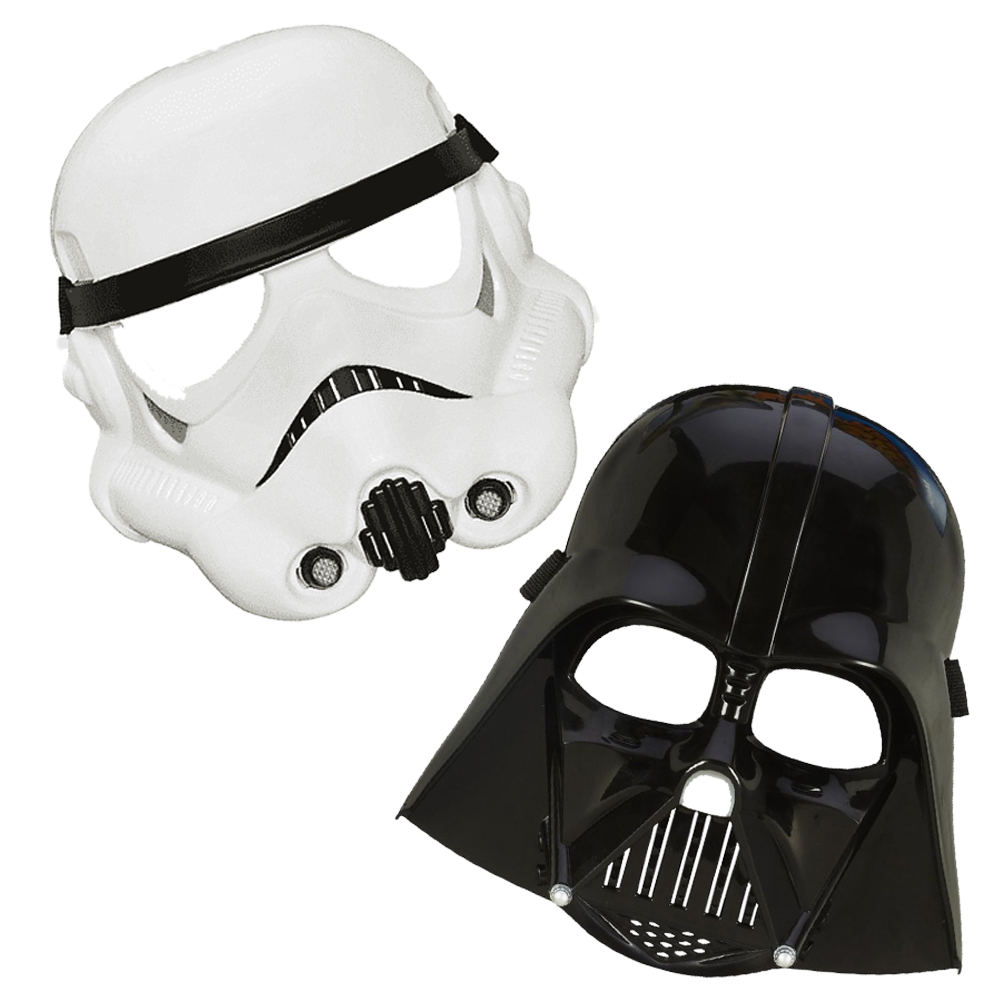 Star Wars Temalı 2'li Kağıt Maske