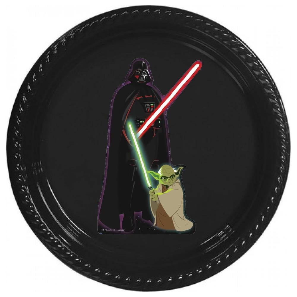 Star Wars Temalı Etiketli Tabak 5'li
