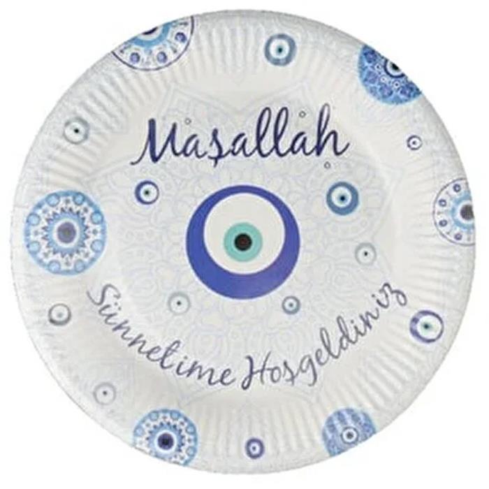 Sünnet Temalı Tabak 8'li