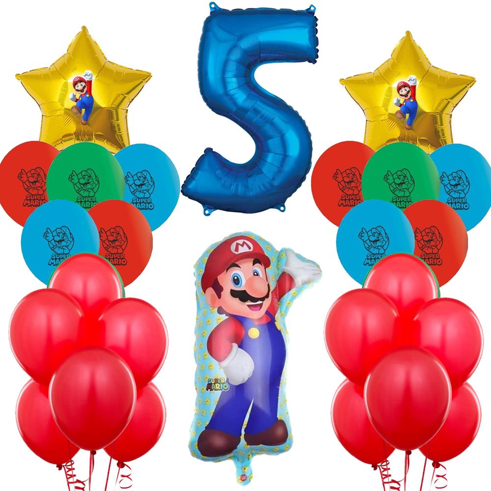 Super Mario Doğum Günü Balon Seti