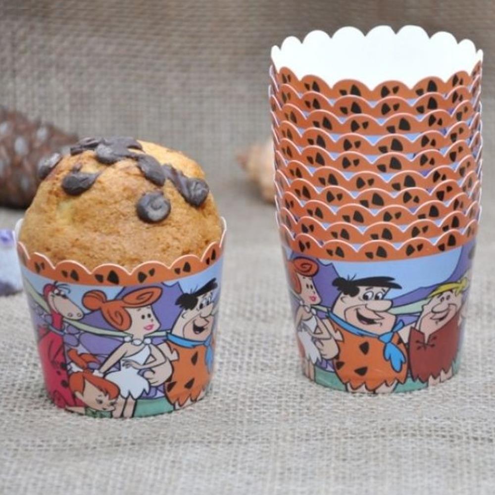 Taş Devri Temalı Cupcake Kapsülü 10 Adet