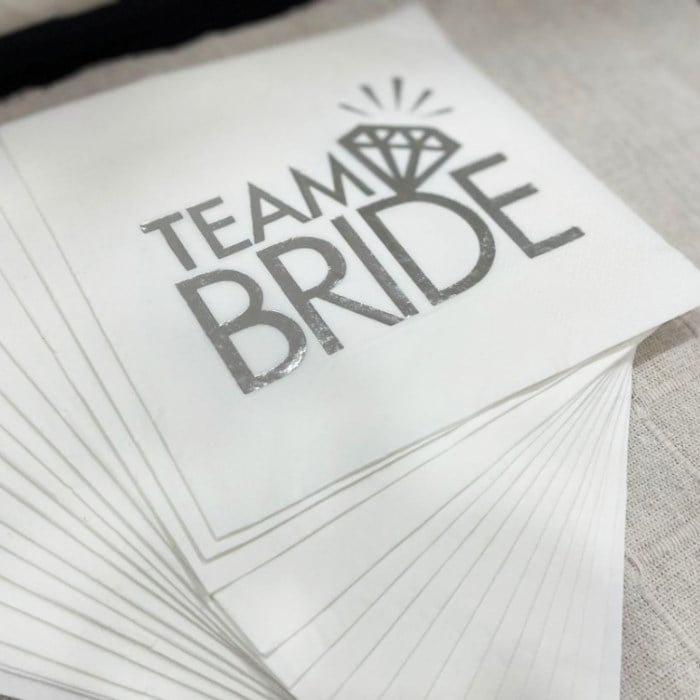 Team Bride Gümüş Peçete