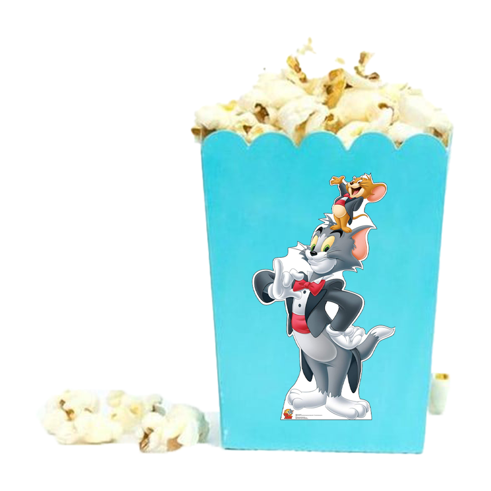 Tom ve Jerry Temalı Mavi Mısır Kutusu 5 Adet