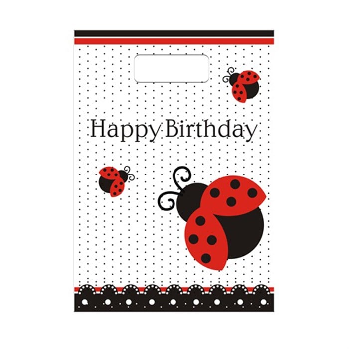 
Uğur Böceği Partisi Lisanslı Hediye Poşeti - 10 Adet
