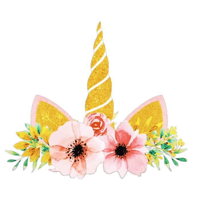 Unicorn Konsepti Sticker 12 cm 1 adet